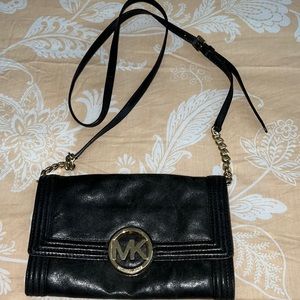 Michael Kors black crossbody bag